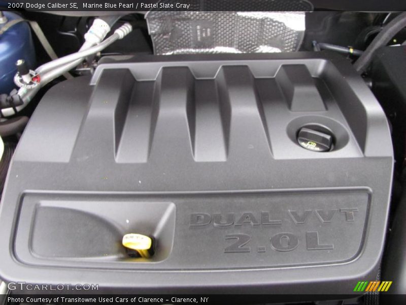 Marine Blue Pearl / Pastel Slate Gray 2007 Dodge Caliber SE