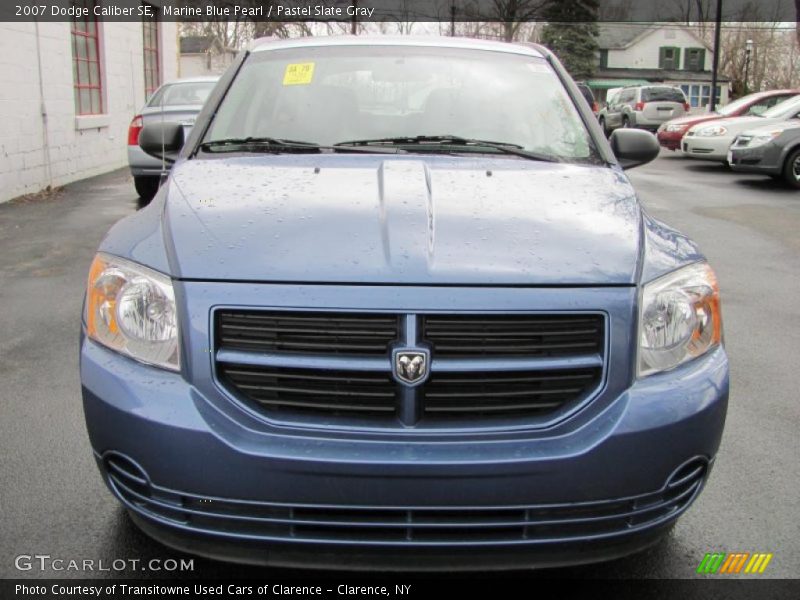 Marine Blue Pearl / Pastel Slate Gray 2007 Dodge Caliber SE