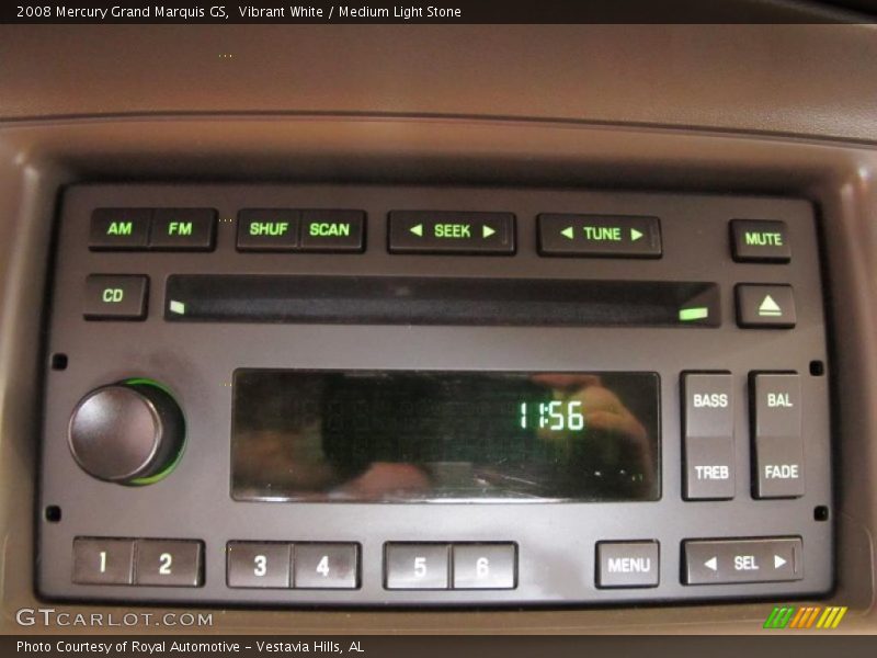 Vibrant White / Medium Light Stone 2008 Mercury Grand Marquis GS