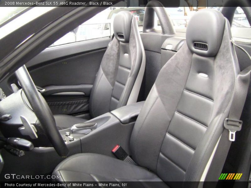 2008 SLK 55 AMG Roadster Black Interior