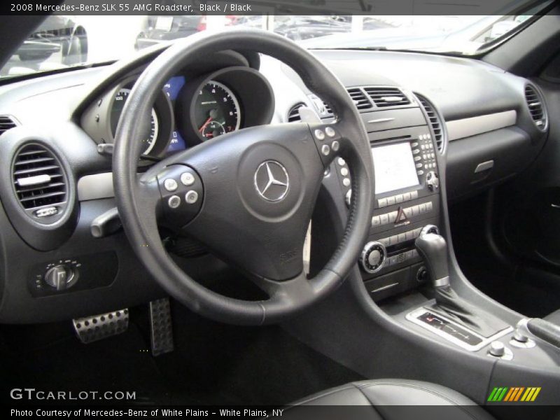  2008 SLK 55 AMG Roadster Black Interior
