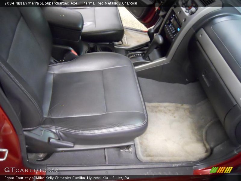 Thermal Red Metallic / Charcoal 2004 Nissan Xterra SE Supercharged 4x4