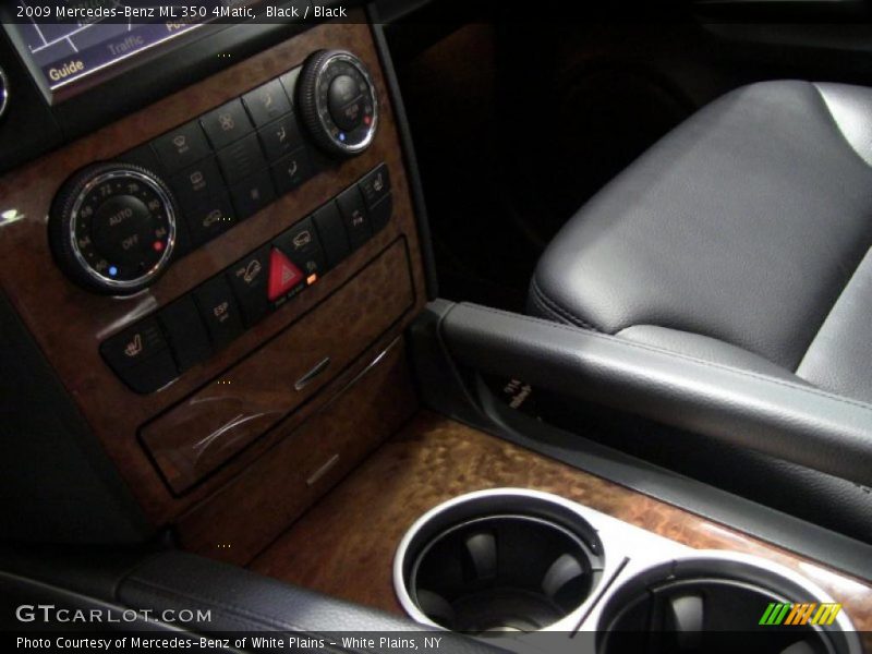 Black / Black 2009 Mercedes-Benz ML 350 4Matic