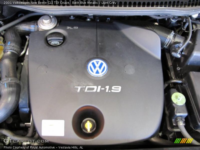 Batik Blue Metallic / Light Grey 2001 Volkswagen New Beetle GLS TDI Coupe