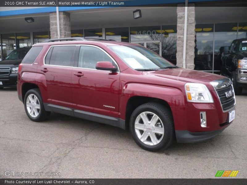 Merlot Jewel Metallic / Light Titanium 2010 GMC Terrain SLE AWD