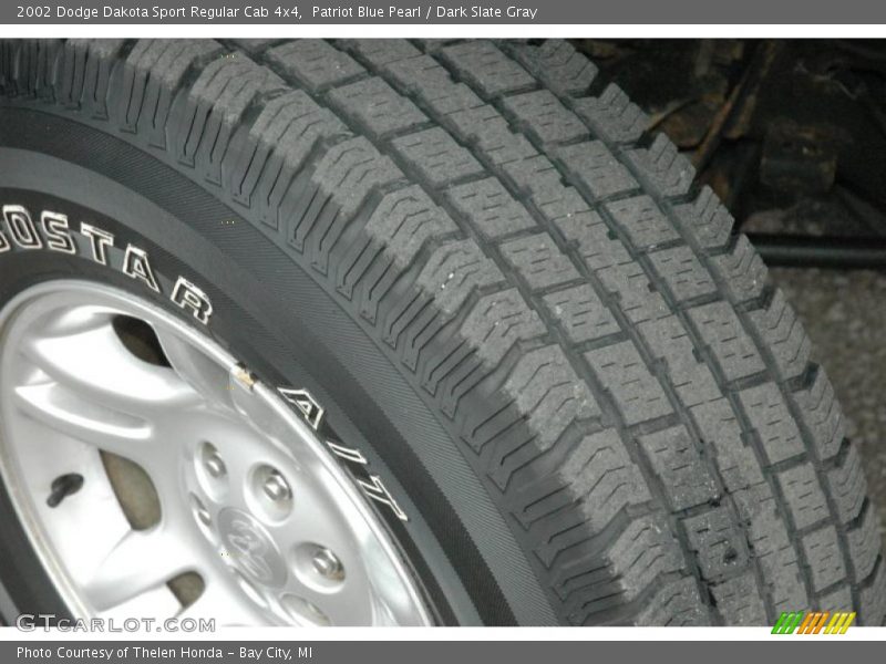 Patriot Blue Pearl / Dark Slate Gray 2002 Dodge Dakota Sport Regular Cab 4x4