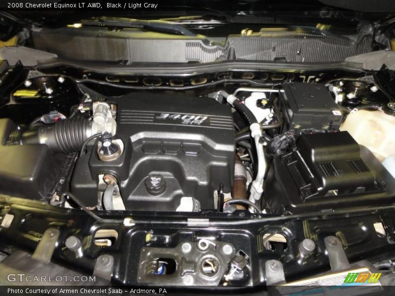 Black / Light Gray 2008 Chevrolet Equinox LT AWD