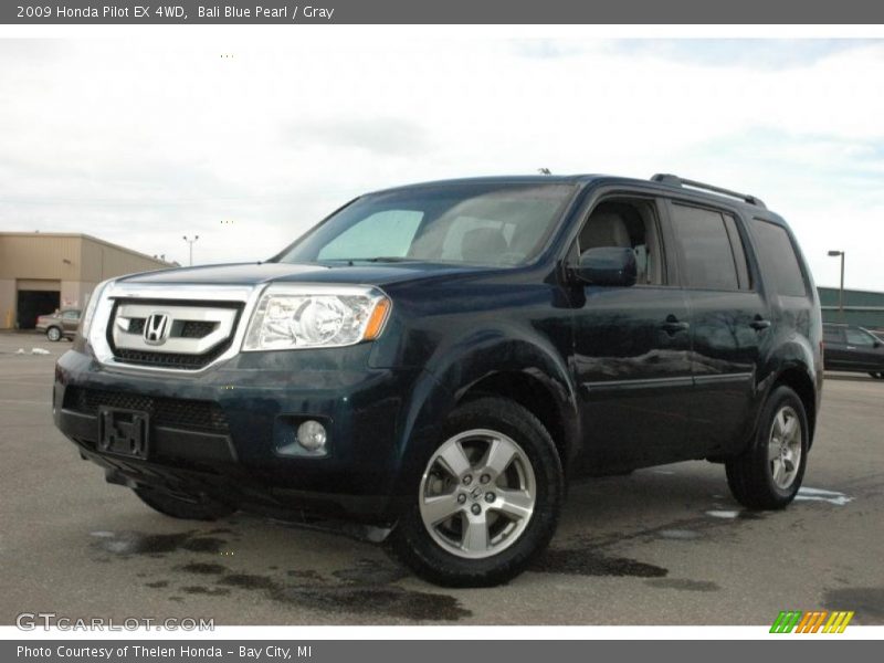 Bali Blue Pearl / Gray 2009 Honda Pilot EX 4WD