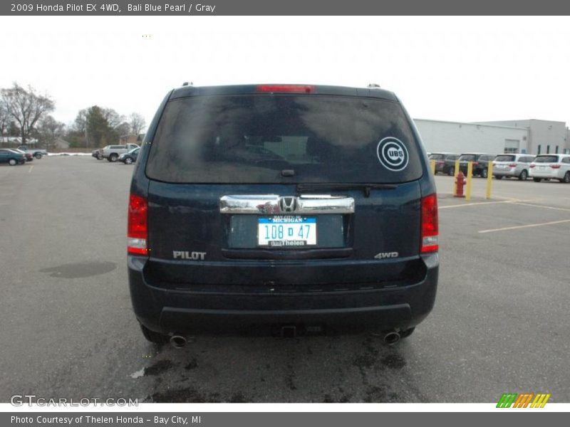 Bali Blue Pearl / Gray 2009 Honda Pilot EX 4WD