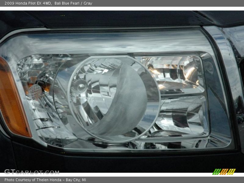 Bali Blue Pearl / Gray 2009 Honda Pilot EX 4WD