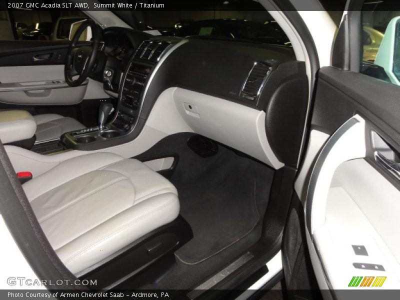 Summit White / Titanium 2007 GMC Acadia SLT AWD