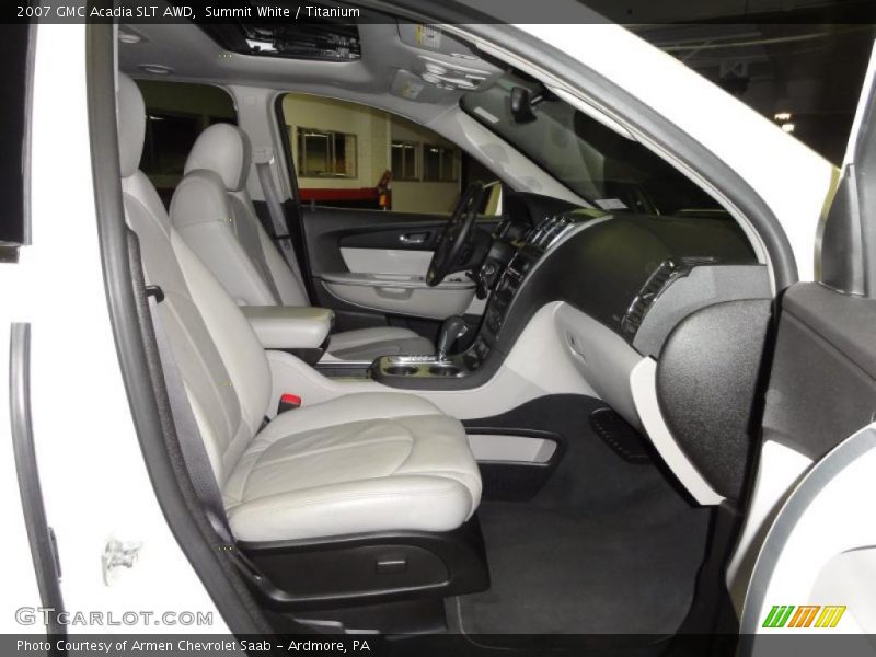 Summit White / Titanium 2007 GMC Acadia SLT AWD