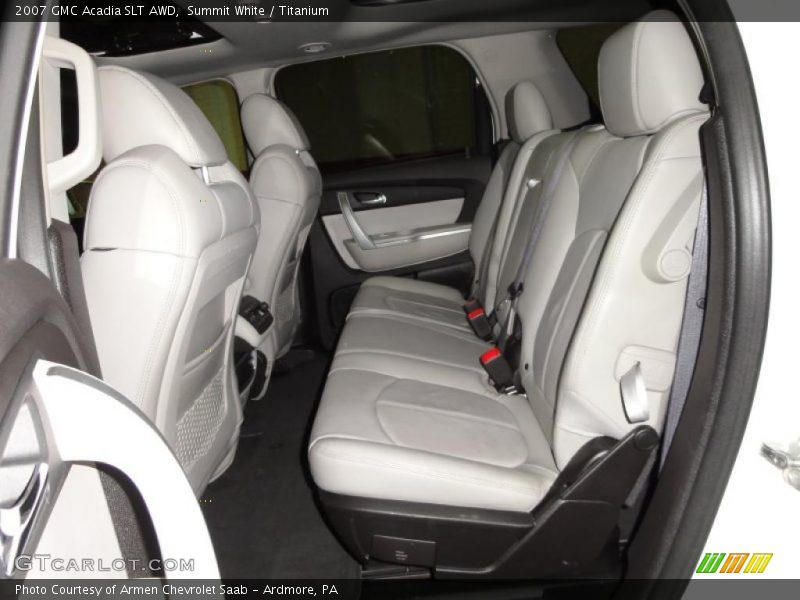 Summit White / Titanium 2007 GMC Acadia SLT AWD
