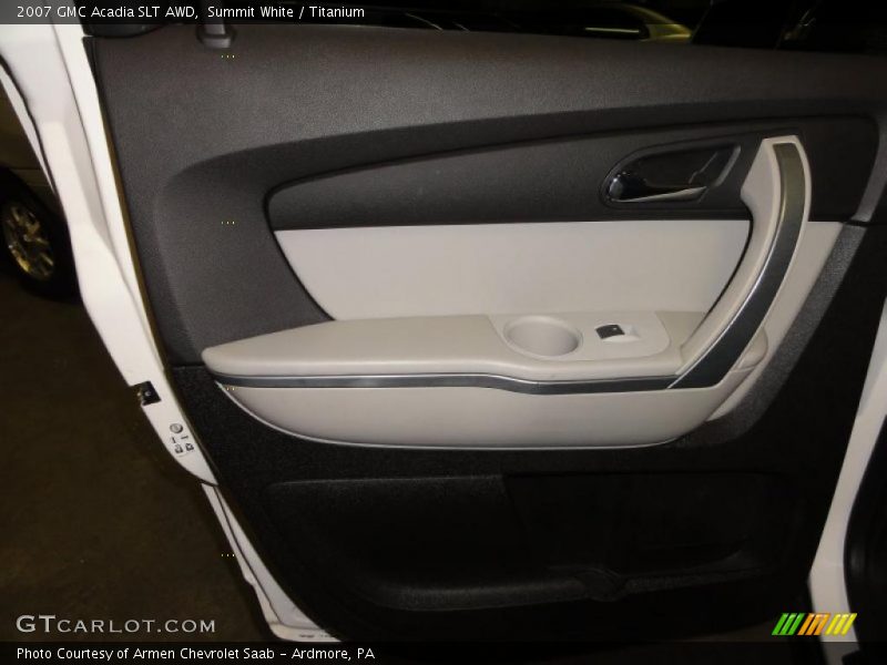Summit White / Titanium 2007 GMC Acadia SLT AWD