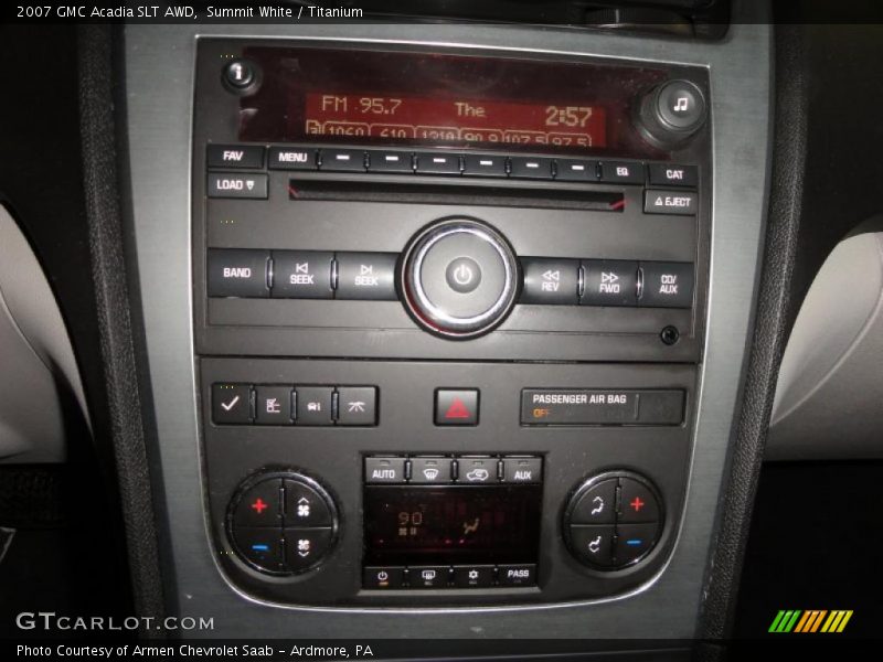 Summit White / Titanium 2007 GMC Acadia SLT AWD
