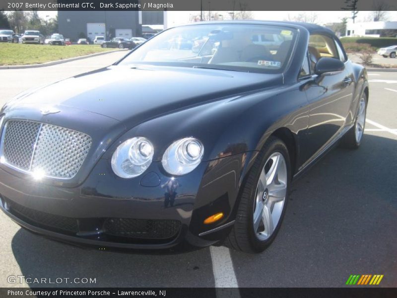 Dark Sapphire / Magnolia 2007 Bentley Continental GTC