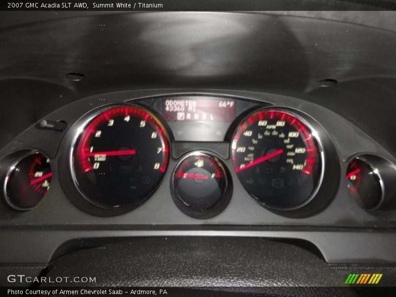 Summit White / Titanium 2007 GMC Acadia SLT AWD