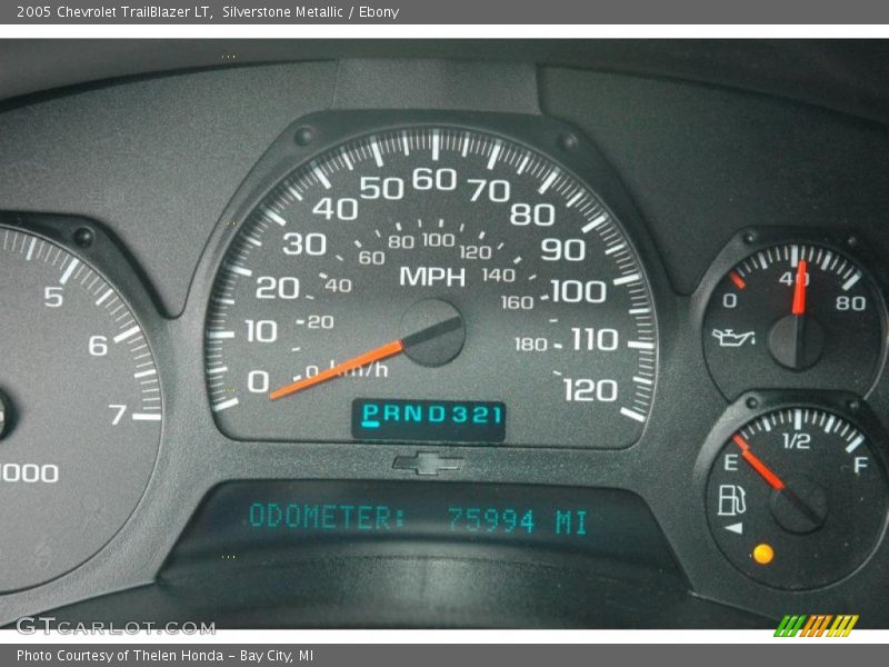 Silverstone Metallic / Ebony 2005 Chevrolet TrailBlazer LT