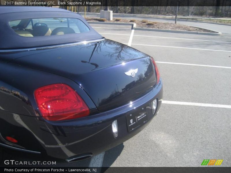 Dark Sapphire / Magnolia 2007 Bentley Continental GTC