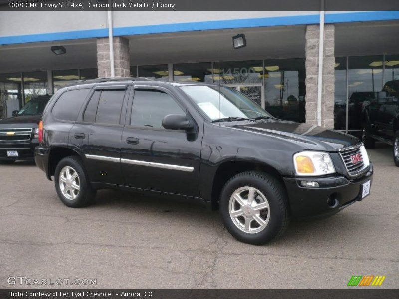 Carbon Black Metallic / Ebony 2008 GMC Envoy SLE 4x4