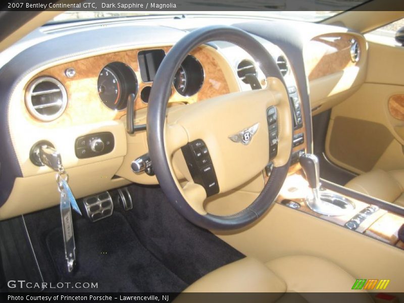 Dark Sapphire / Magnolia 2007 Bentley Continental GTC