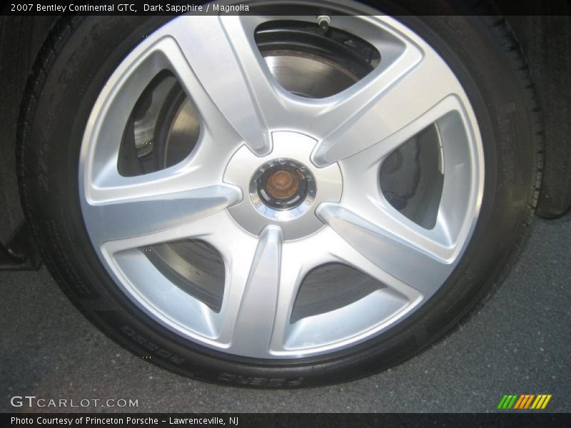 Dark Sapphire / Magnolia 2007 Bentley Continental GTC
