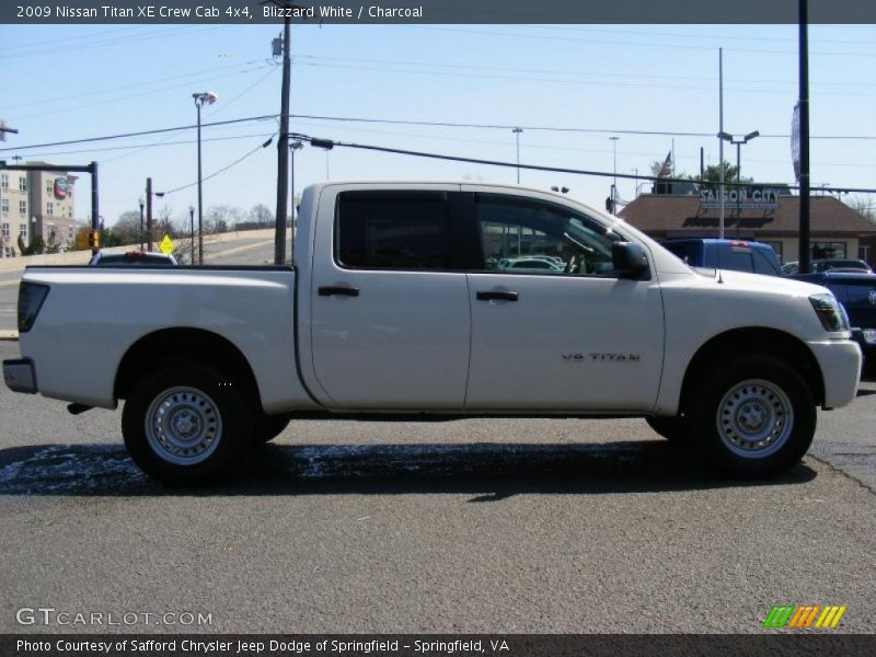 Blizzard White / Charcoal 2009 Nissan Titan XE Crew Cab 4x4