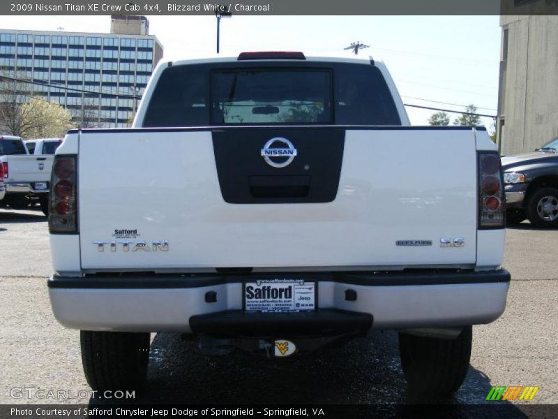 Blizzard White / Charcoal 2009 Nissan Titan XE Crew Cab 4x4