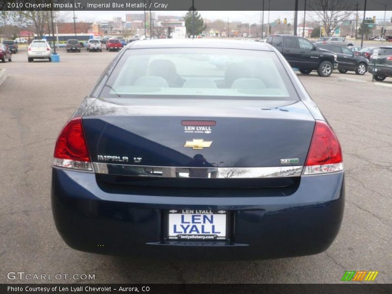 Imperial Blue Metallic / Gray 2010 Chevrolet Impala LT