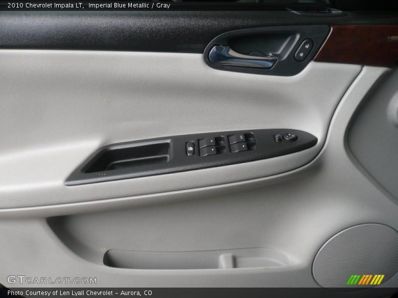 Imperial Blue Metallic / Gray 2010 Chevrolet Impala LT