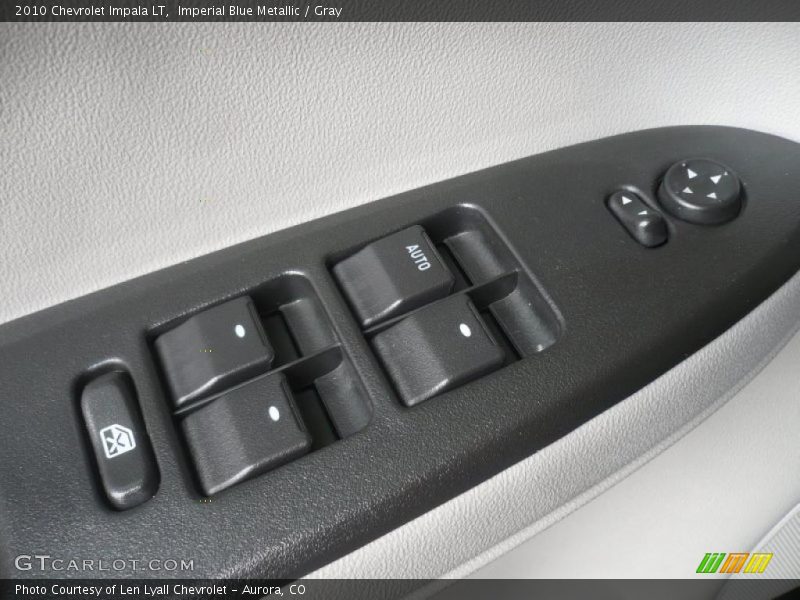 Imperial Blue Metallic / Gray 2010 Chevrolet Impala LT