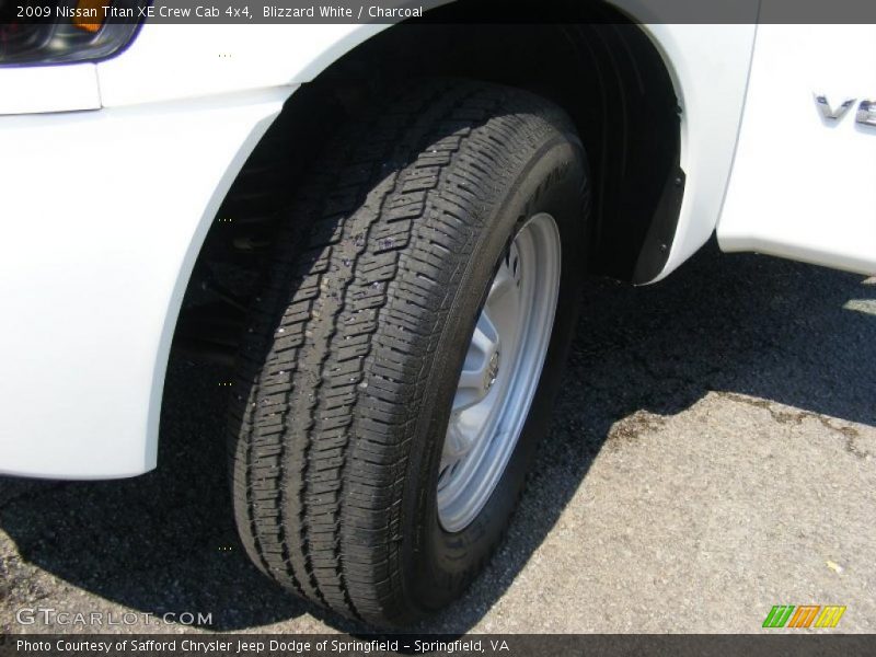 Blizzard White / Charcoal 2009 Nissan Titan XE Crew Cab 4x4