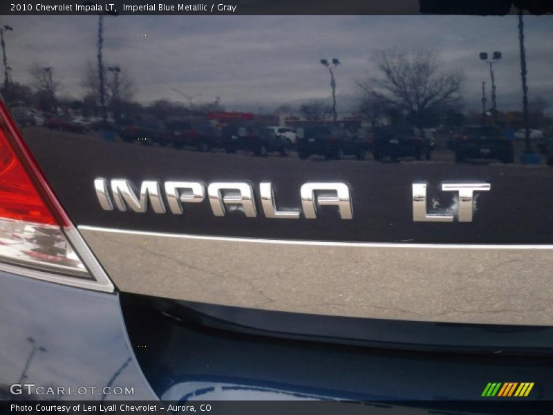 Imperial Blue Metallic / Gray 2010 Chevrolet Impala LT