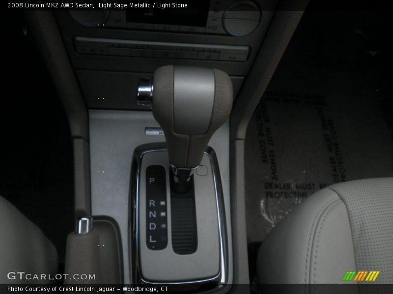 Light Sage Metallic / Light Stone 2008 Lincoln MKZ AWD Sedan