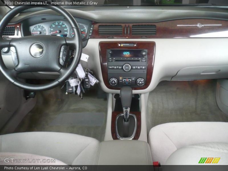 Imperial Blue Metallic / Gray 2010 Chevrolet Impala LT