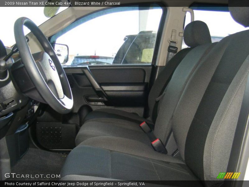 Blizzard White / Charcoal 2009 Nissan Titan XE Crew Cab 4x4