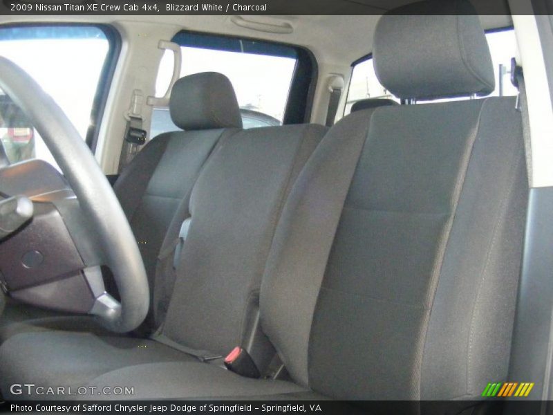 Blizzard White / Charcoal 2009 Nissan Titan XE Crew Cab 4x4