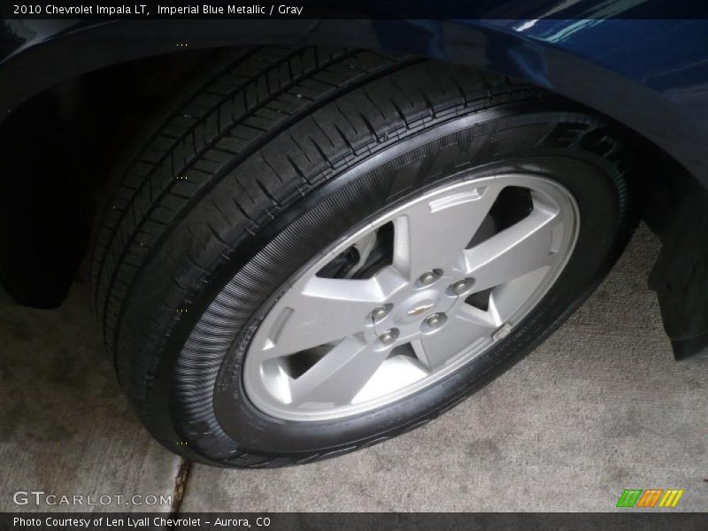Imperial Blue Metallic / Gray 2010 Chevrolet Impala LT