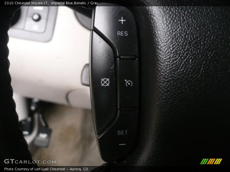 Imperial Blue Metallic / Gray 2010 Chevrolet Impala LT