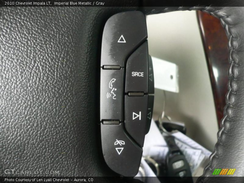 Imperial Blue Metallic / Gray 2010 Chevrolet Impala LT