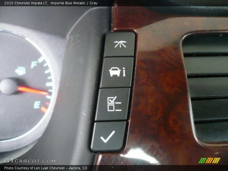 Imperial Blue Metallic / Gray 2010 Chevrolet Impala LT