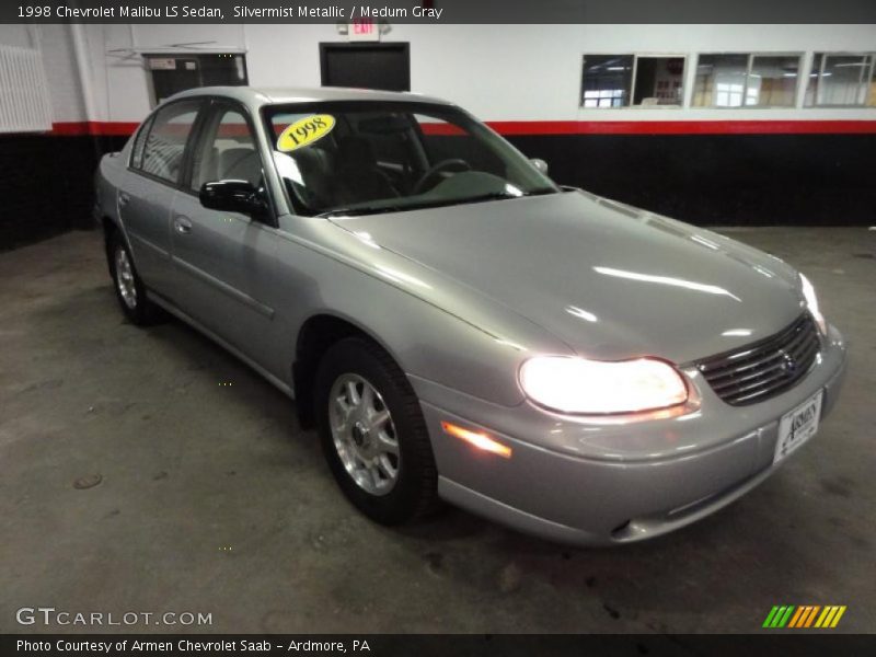 Silvermist Metallic / Medum Gray 1998 Chevrolet Malibu LS Sedan