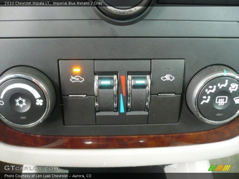 Imperial Blue Metallic / Gray 2010 Chevrolet Impala LT