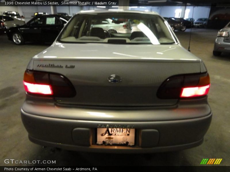 Silvermist Metallic / Medum Gray 1998 Chevrolet Malibu LS Sedan