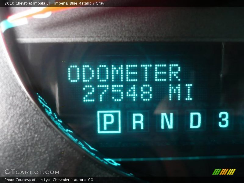 Imperial Blue Metallic / Gray 2010 Chevrolet Impala LT