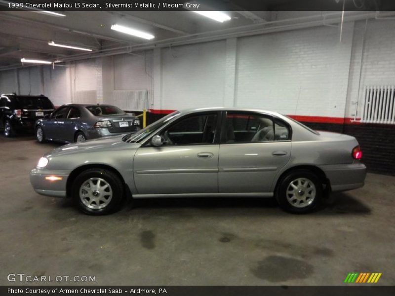 Silvermist Metallic / Medum Gray 1998 Chevrolet Malibu LS Sedan