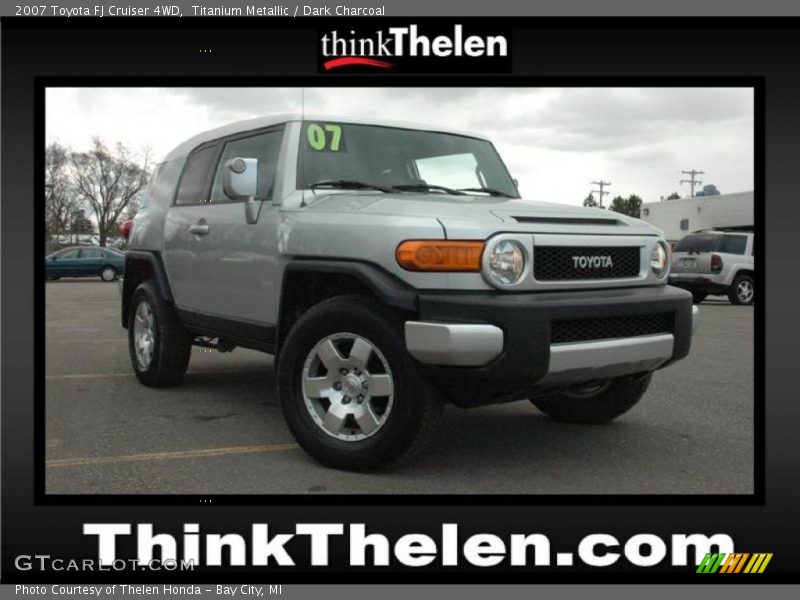 Titanium Metallic / Dark Charcoal 2007 Toyota FJ Cruiser 4WD