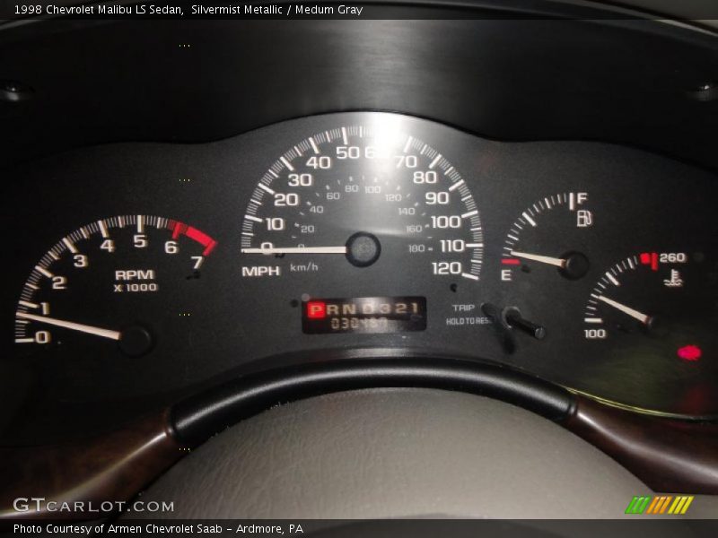  1998 Malibu LS Sedan LS Sedan Gauges