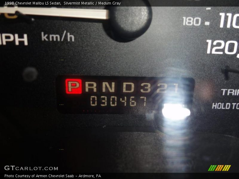 Silvermist Metallic / Medum Gray 1998 Chevrolet Malibu LS Sedan