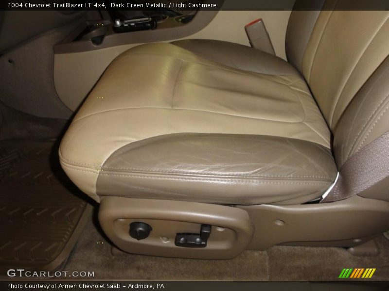 Dark Green Metallic / Light Cashmere 2004 Chevrolet TrailBlazer LT 4x4